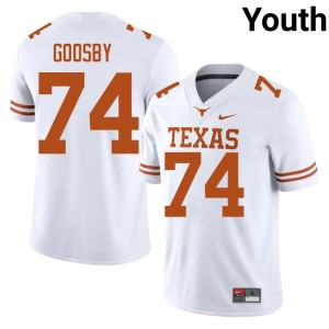 Trevor Goosby Youth #74 Burnt Orange Alumni White College Football Jerseys 984766-922