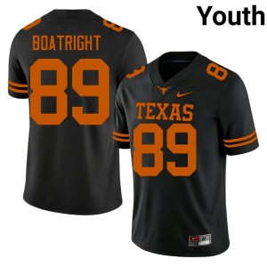 Ty Boatright UT Longhorns College Football #89 Black Alumni Youth Jerseys 870745-110