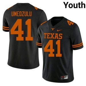 Ziky Umeozulu NCAA Youth UT #41 College Football Black Jersey 789846-749