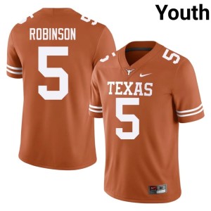 Bijan Robinson College Football #5 UT Orange Stitched Youth Jersey 144986-902
