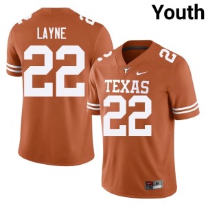 Bobby Layne Youth Longhorns #22 College Football Orange 2026 Jerseys 432228-115