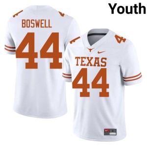 Markus Boswell Youth Player UT #44 White College Football Jerseys 866017-584