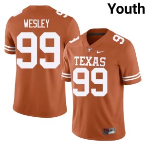 Richard Wesley Player University of Texas College Football Orange #99 Youth Jerseys 599967-681