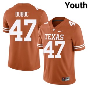 Trey Dubuc #47 Lone Star State Reps Player College Football Youth Orange Jersey 594234-815