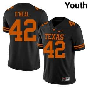 Trott O'Neal #42 College Football Black Youth Player UT Austin Jerseys 520708-740
